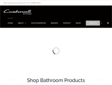 Tablet Screenshot of camberwellbathrooms.com.au